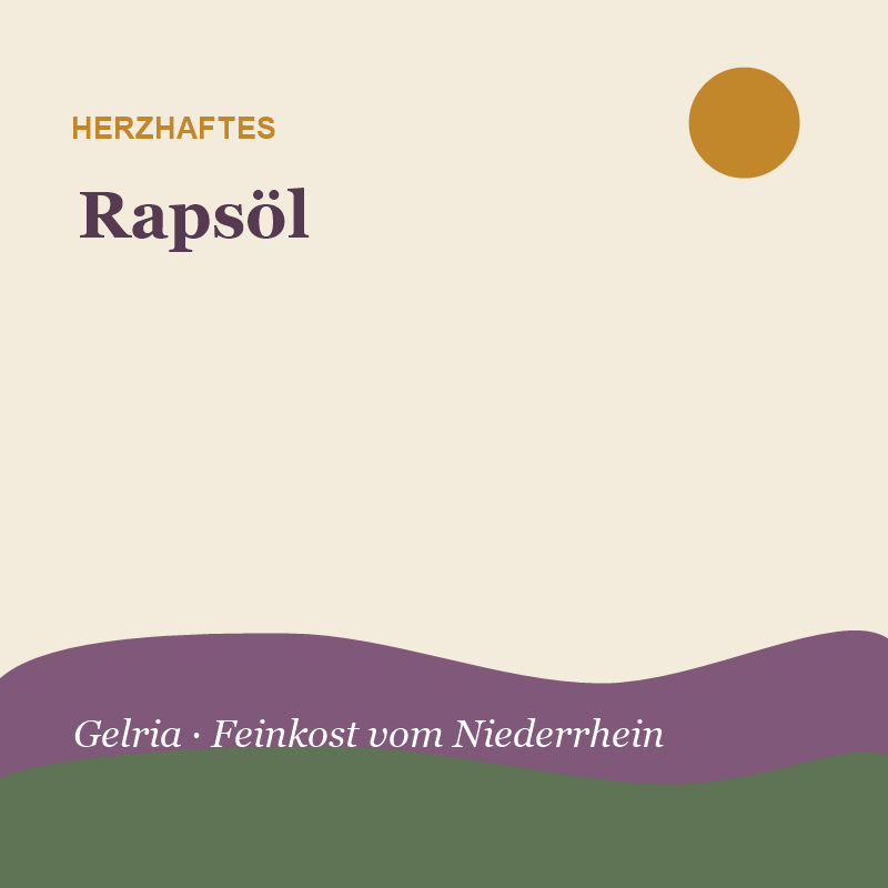 Rapsöl kaltgepresst, 500 ml