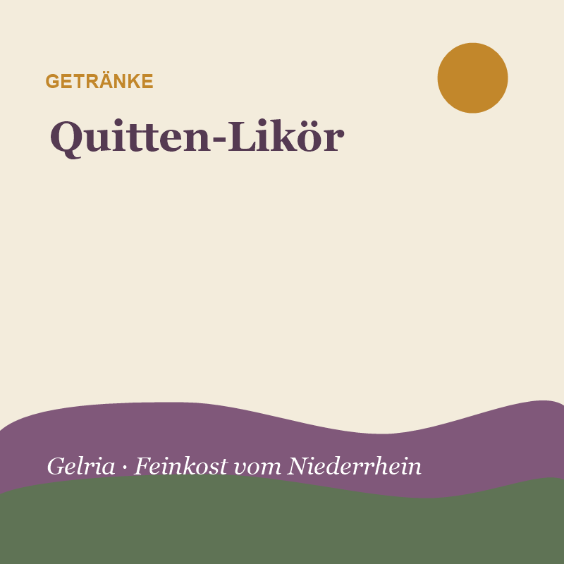 Quitten-Likör, 0,5 L
