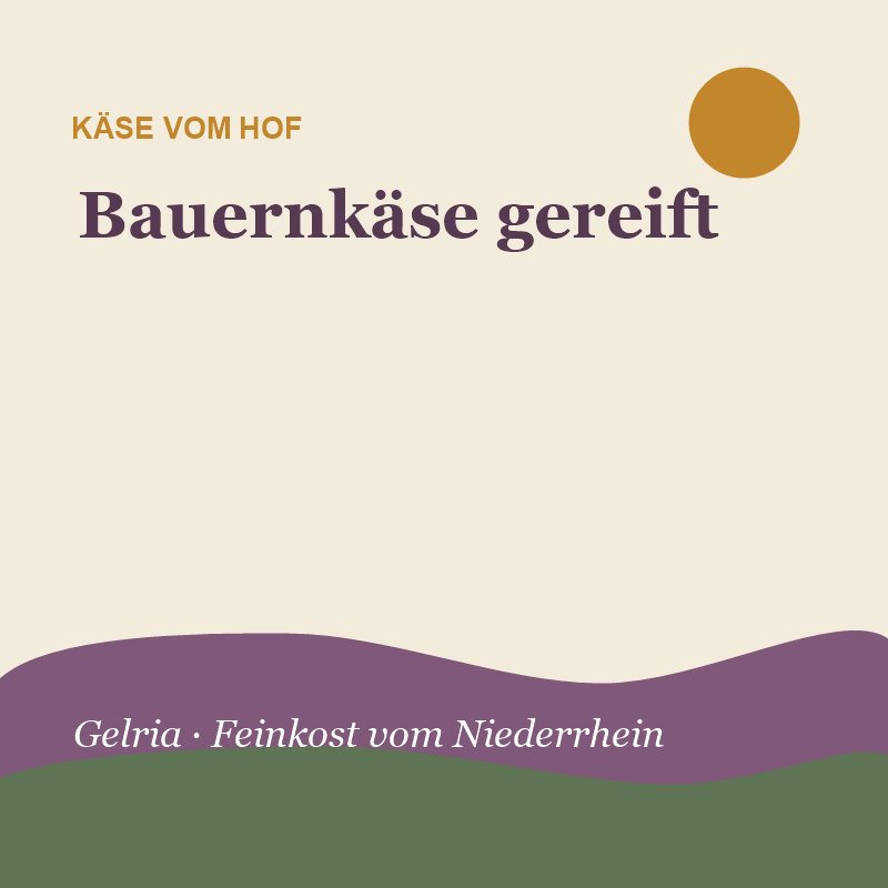 Straetmanshofer Bauernkäse gereift, 500 g
