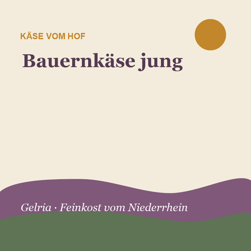 Straetmanshofer Bauernkäse jung, 500 g