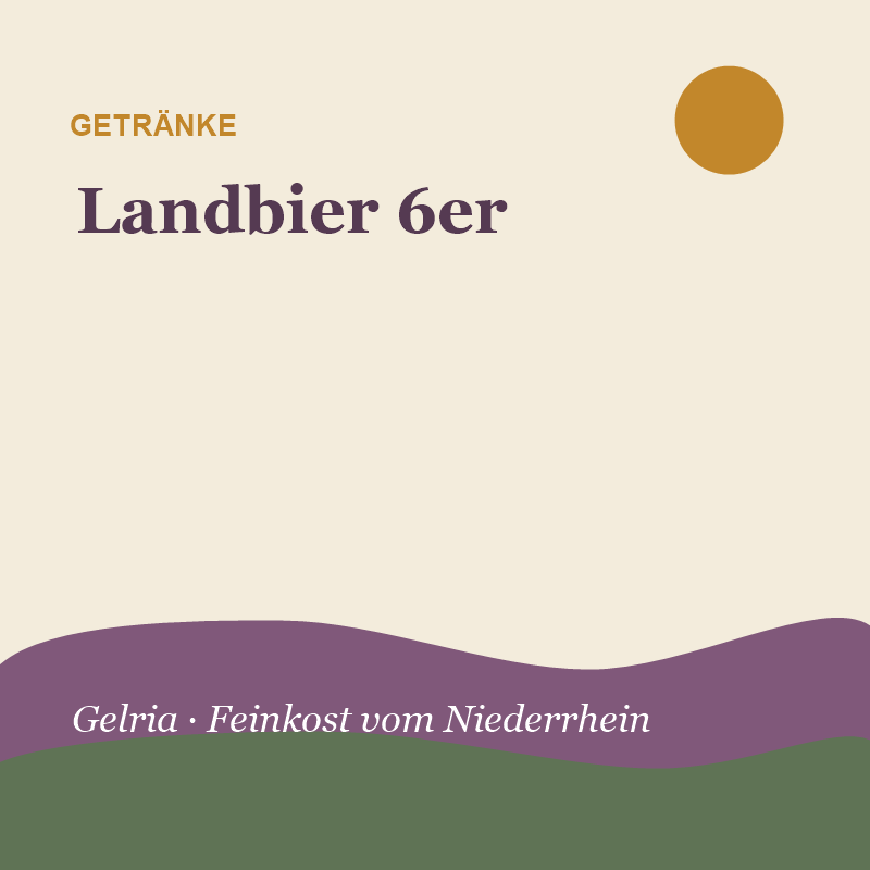 Niederrhein Landbier, 6 × 0,5 L