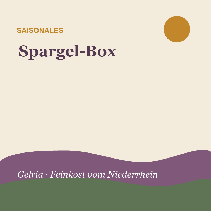 Spargel-Box mit Schinken & Sauce Hollandaise