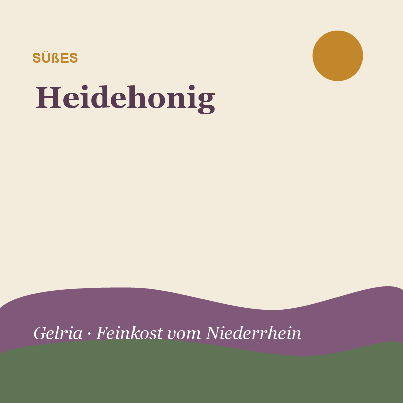 Heidehonig von der Walbecker Heide, 500 g